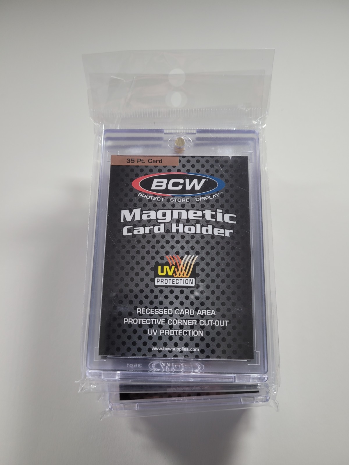 Sports Card Supplies – Lot of 7 BCW 35 Pt. Magnetic Card Holders New/Sealed