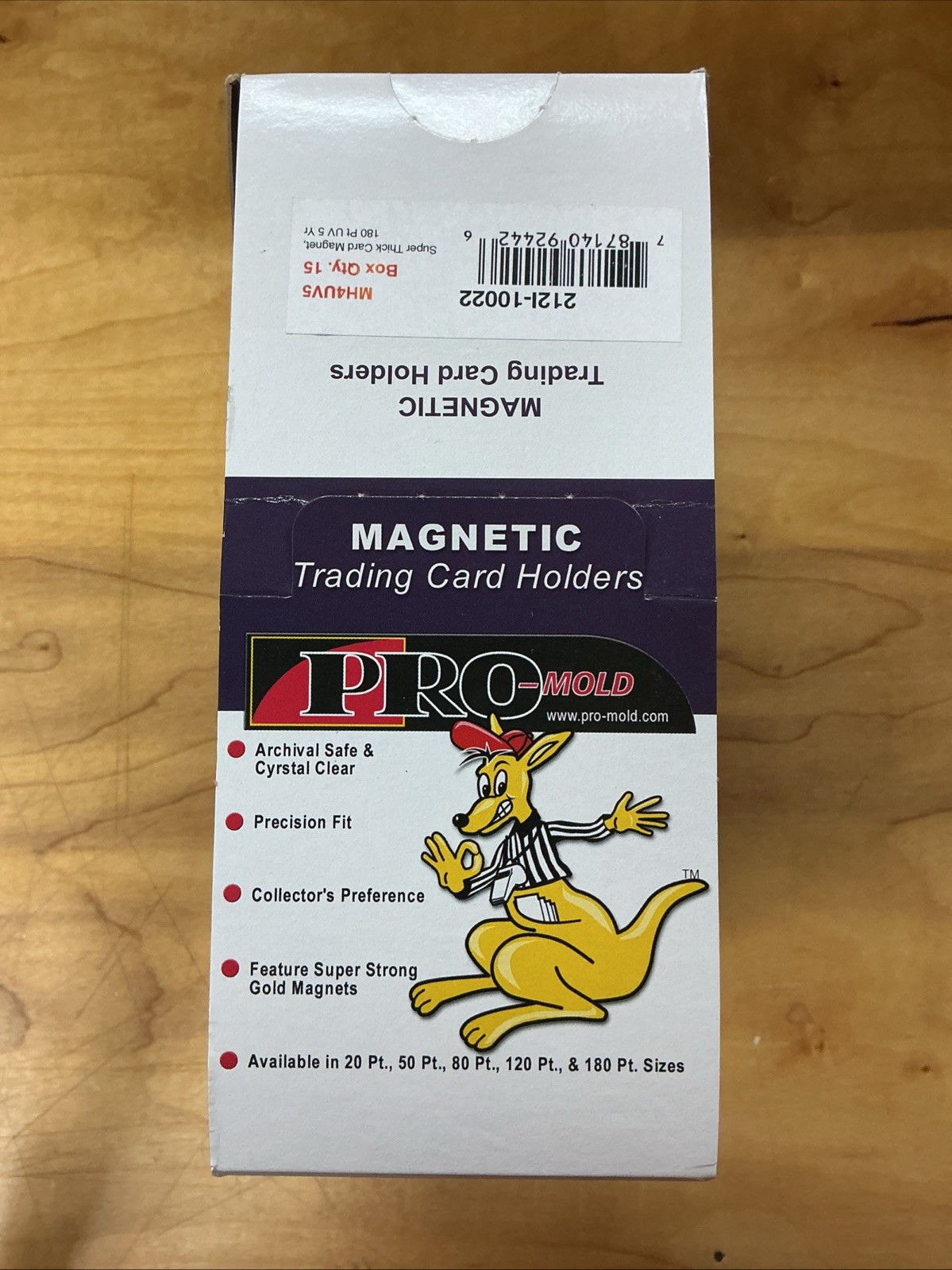 Pro-mold Magnetic 180 Point Trading Card Holders–Packs Of 15