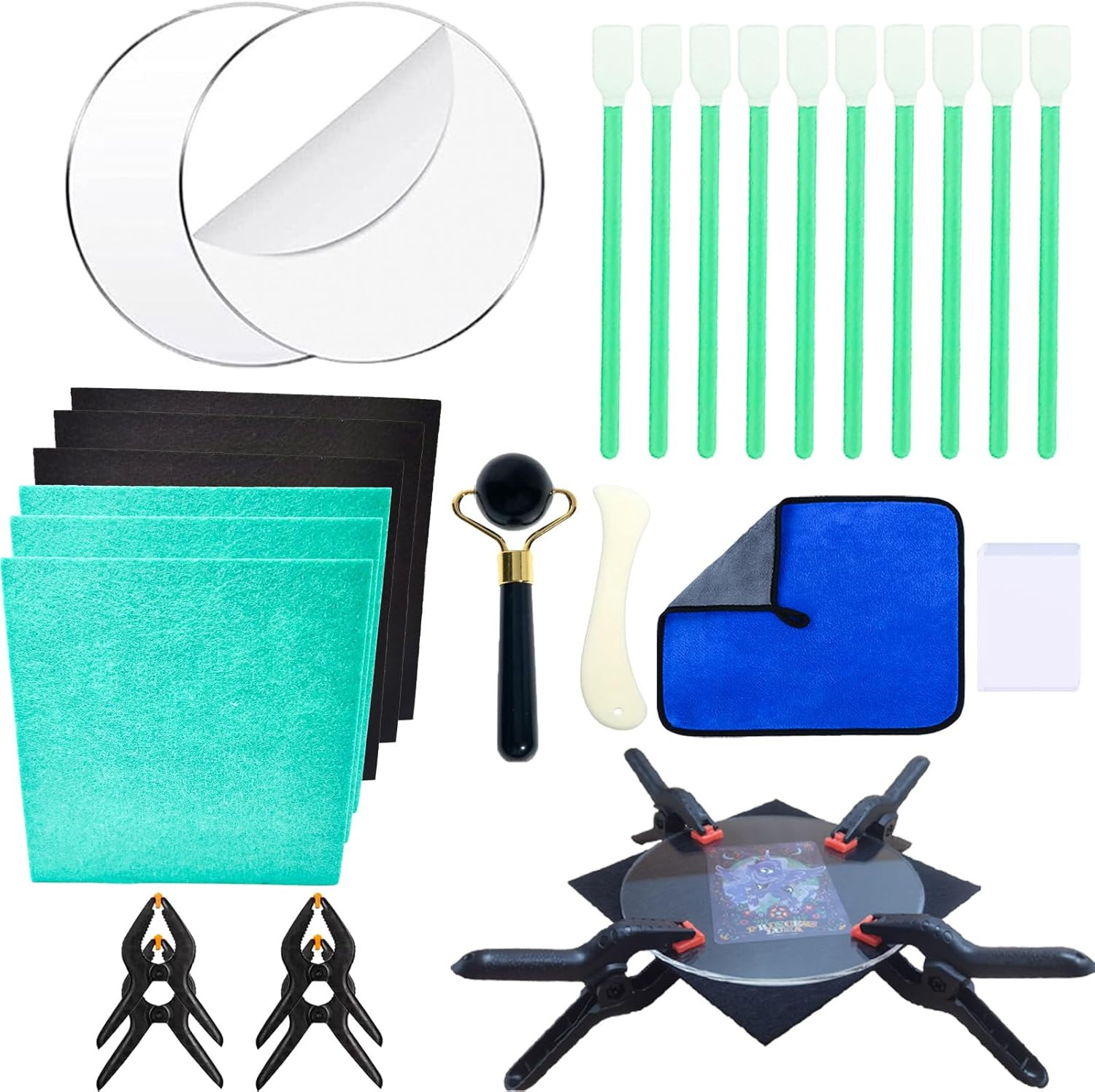 28 PCS Trading Card Cleaning Kit Sports Card Care Cleaning Kit Care Accessory Pa