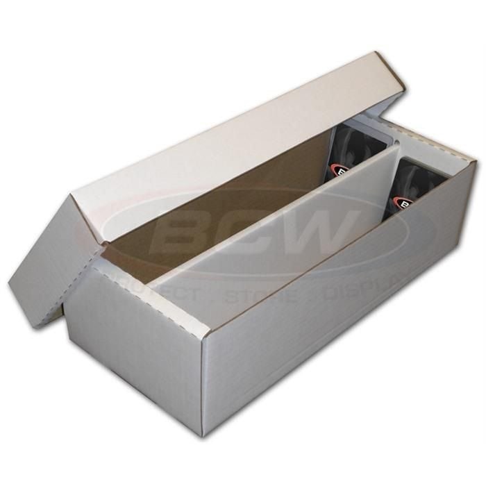 X6 BCW Card Shoe Boxes Holds 1600 Trading Sport / Gaming Cards & Toploaders DEAL