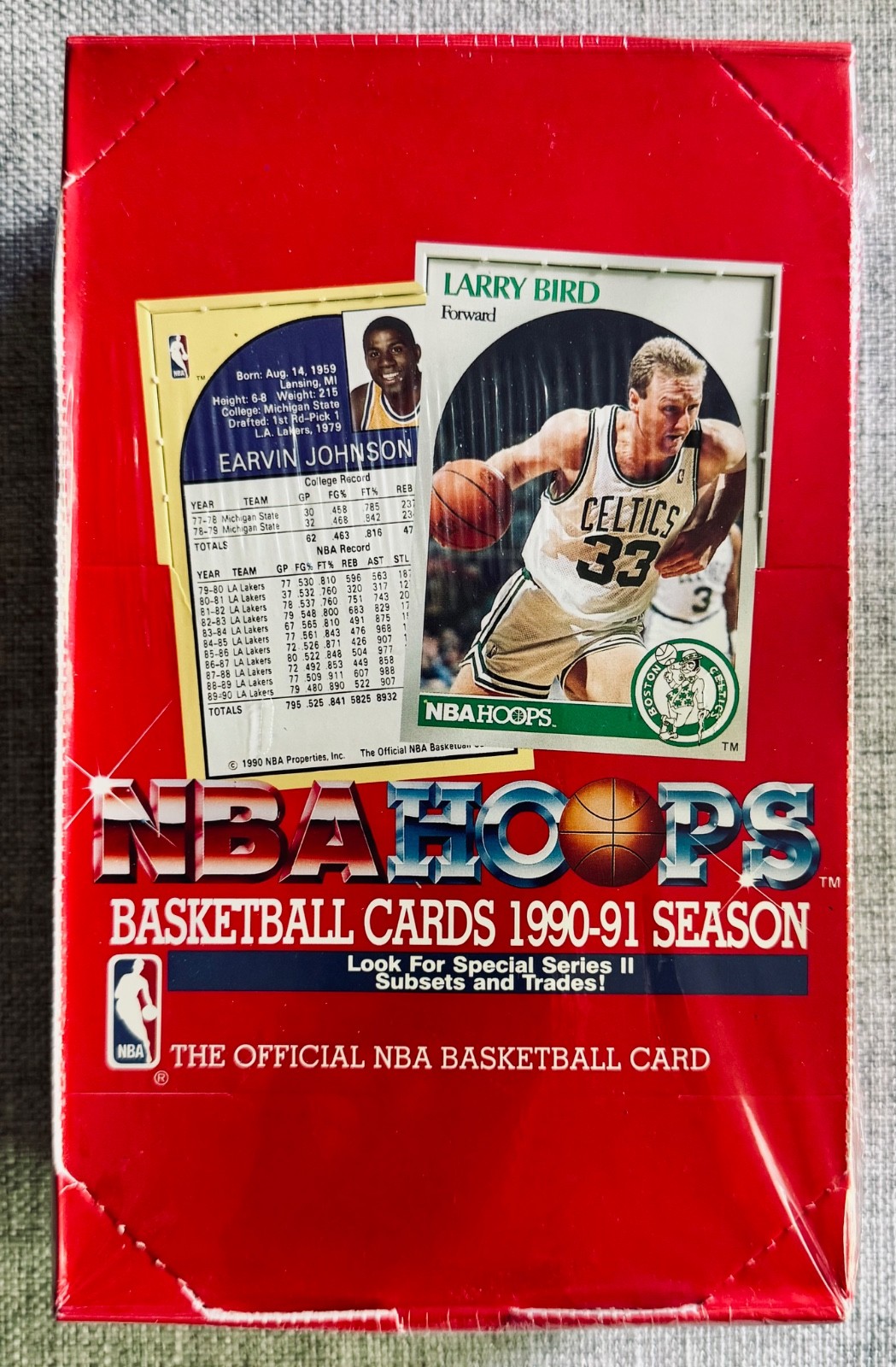 1990-91 NBA Hoops Basketball Series 2 Factory Sealed Box (36 Packs) – New