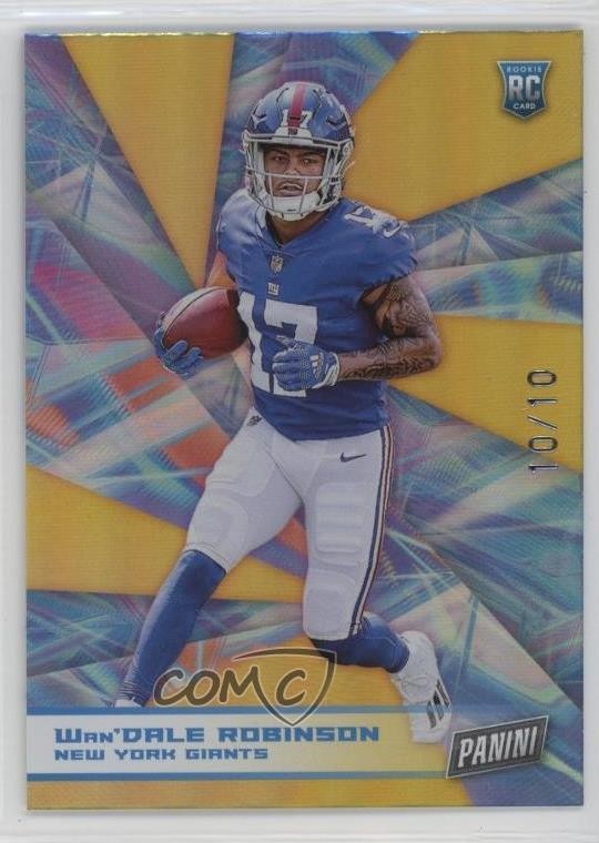 2022 Panini Player of the Day Gold /10 Wan’Dale Robinson #54 Rookie RC 8mm