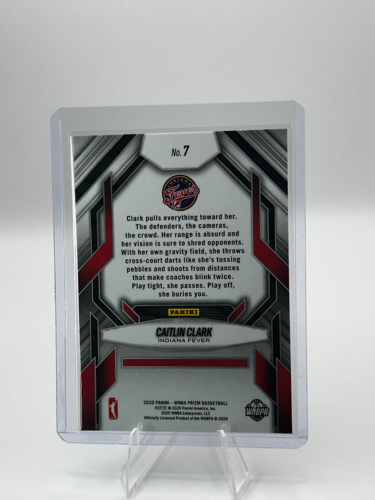 2025 Panini Caitlin Clark Fearless #7