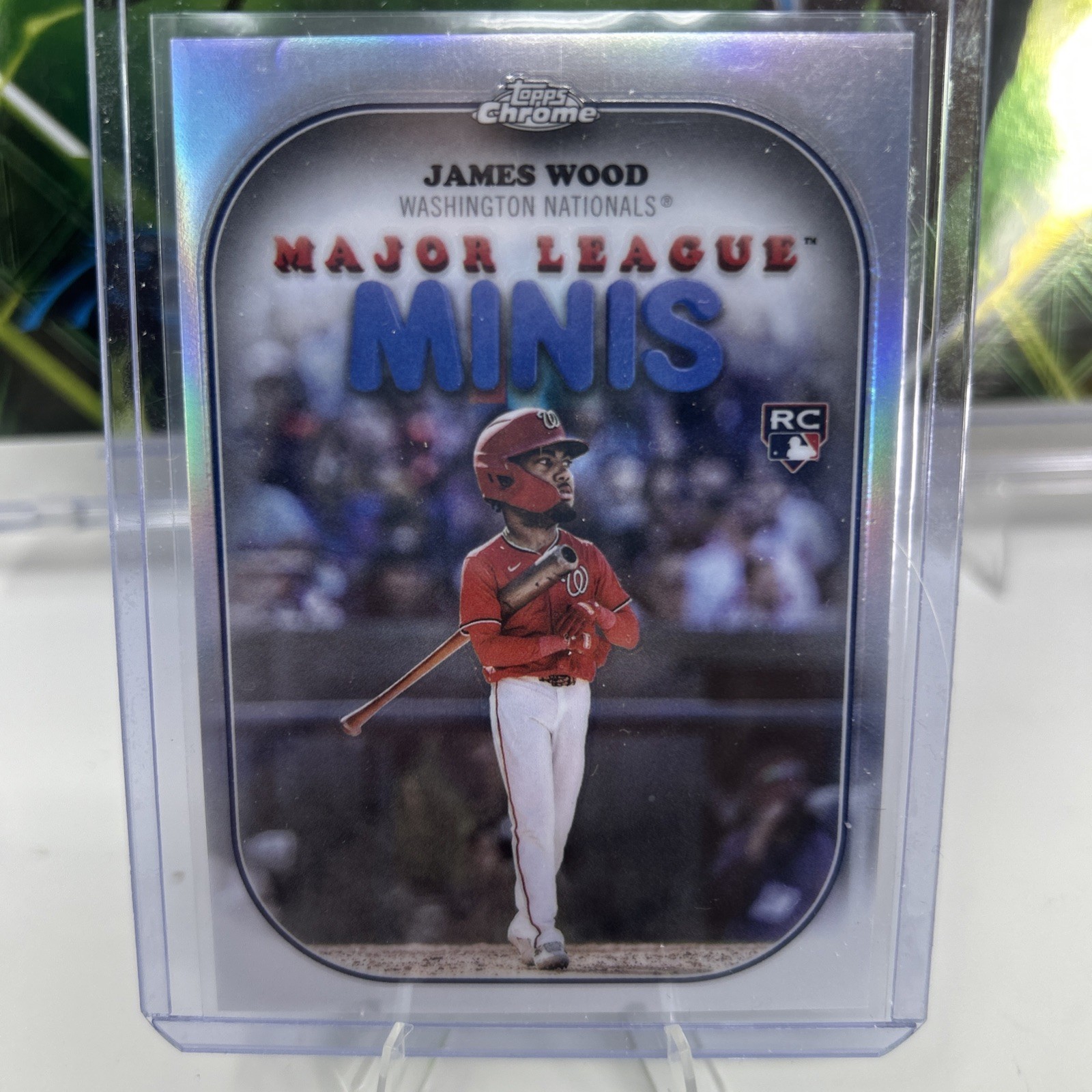 2025 Topps Chrome Update James Wood Major League Minis RC #MM-9 Nationals G54