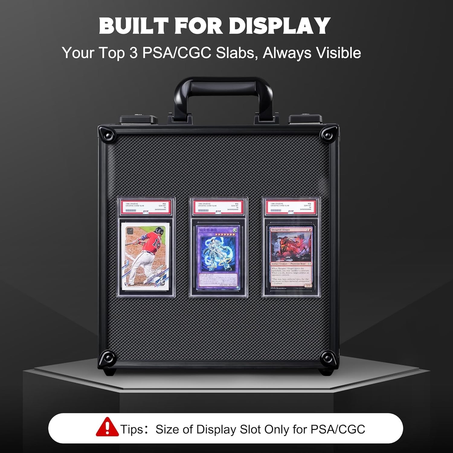 Sports Card Storage Case with Combination Lock