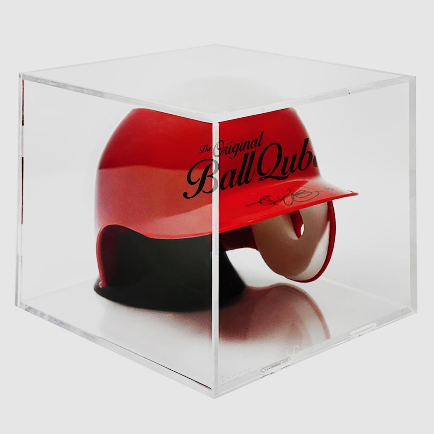 Versatile 7 Inch Mini Helmet Display Case for Football, Baseball, Racing Gear