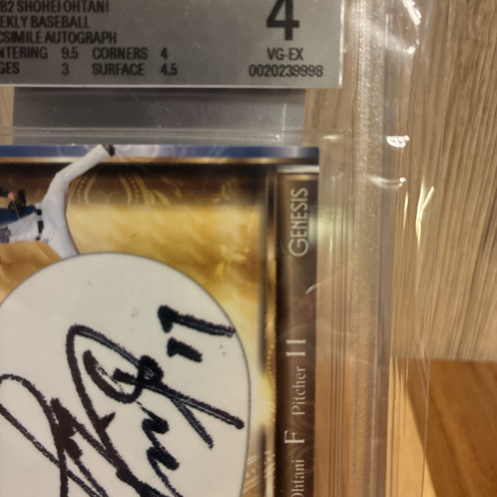 2013 Bbm Genesis – Weekly Baseball Promotion Shohei Ohtani #WB2 (RC)