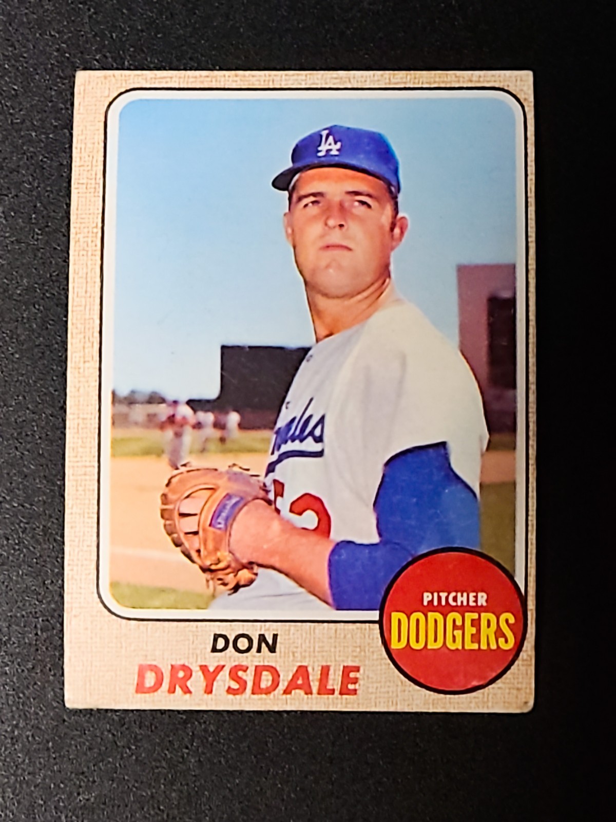 1968 Don Drysdale #145 Topps EX-MINT