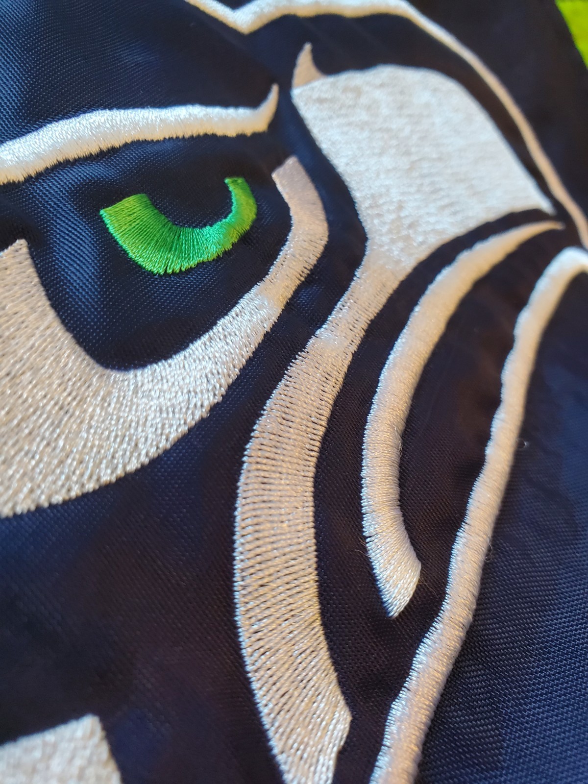 Seattle Seahawks Starter Jacket 1/2 Zip Parka 🦘 Pouch Quilt Line Sz Med 🏆🏆🏆