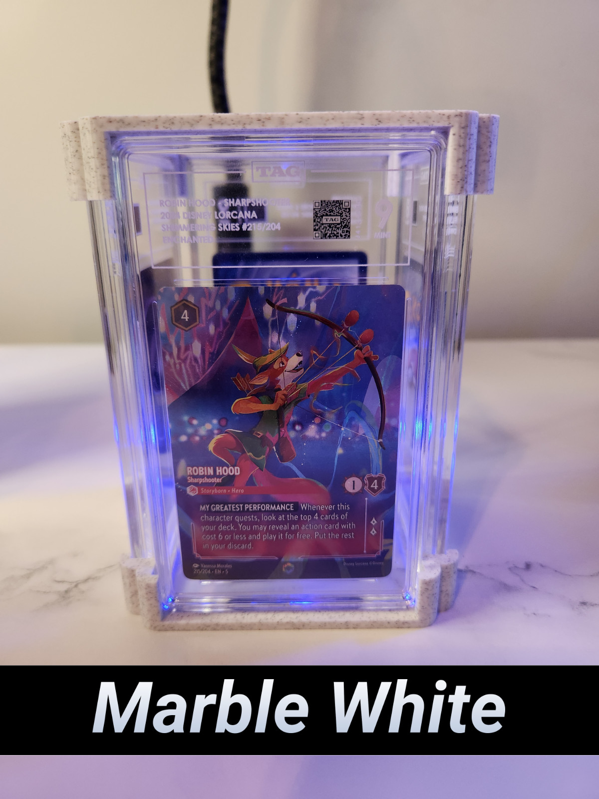 Graded Card Stand – Compatible with TAG – Turnable 360 Card Display – SlabTower