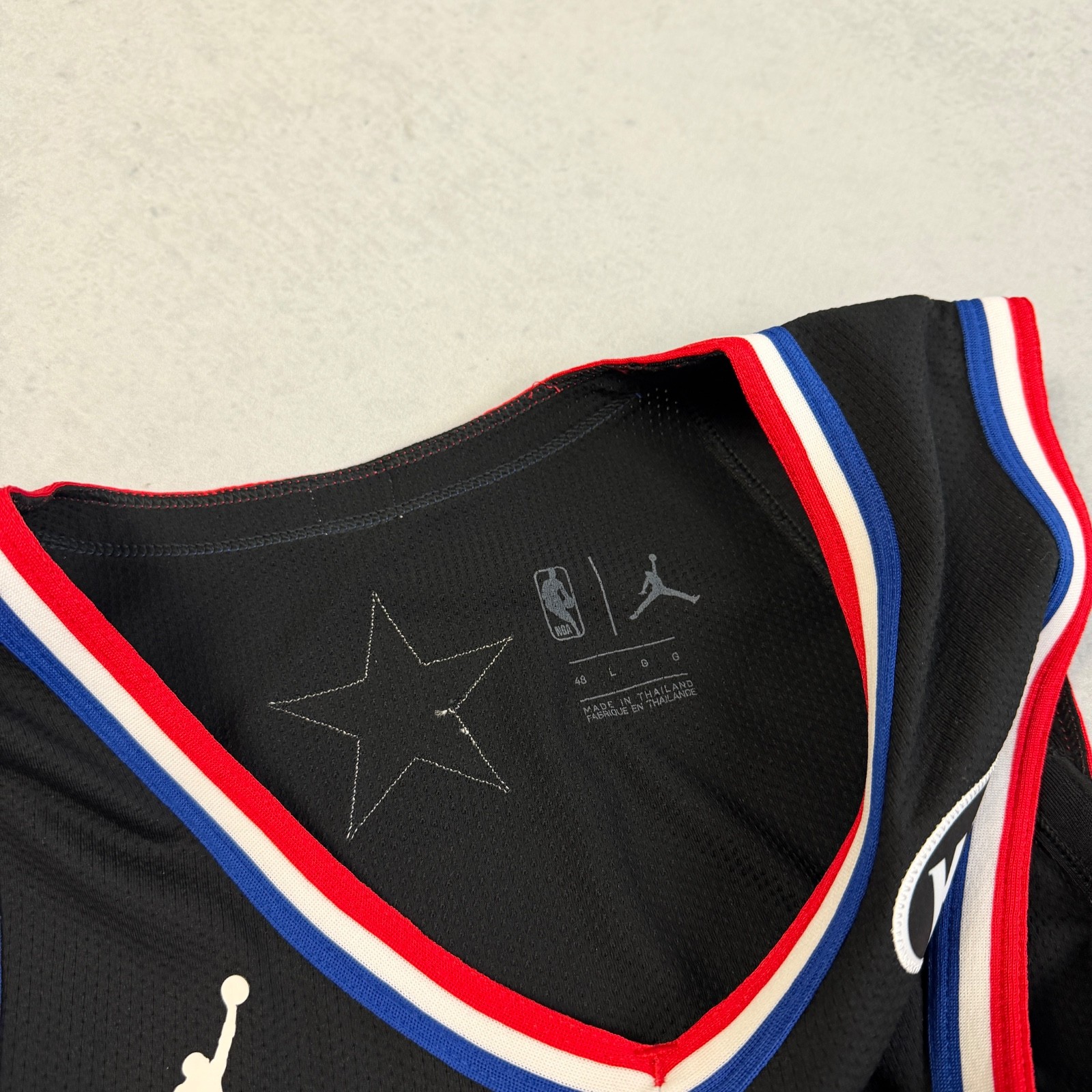 JORDAN 2019 NBA ALL-STAR TEAM LEBRON AUTHENTIC BLANK JERSEY MENS SIZE L 48 +2L