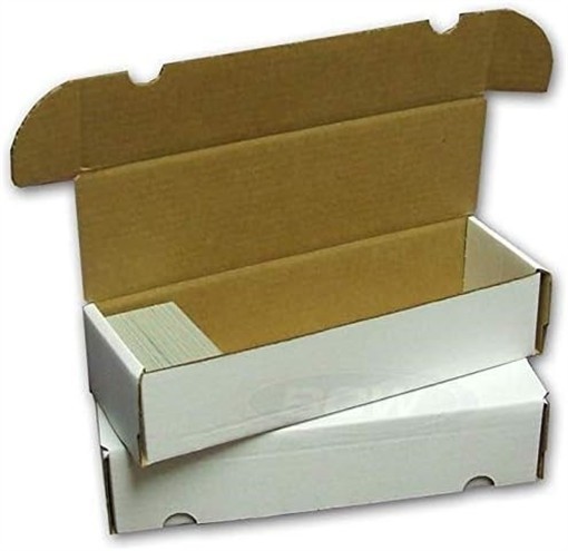10 BCW 660 Count Corrugated Cardboard Boxes Baseball Trading Cards Storage DEAL
