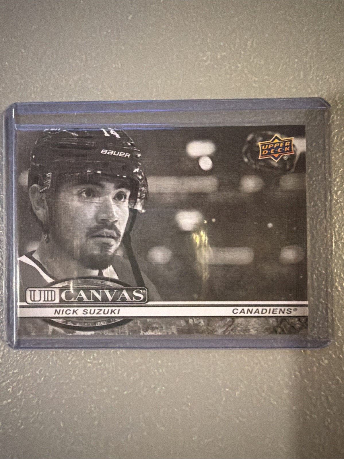 2025-26 Upper Deck Extended Series Black & White Canvas Nick Suzuki C-271
