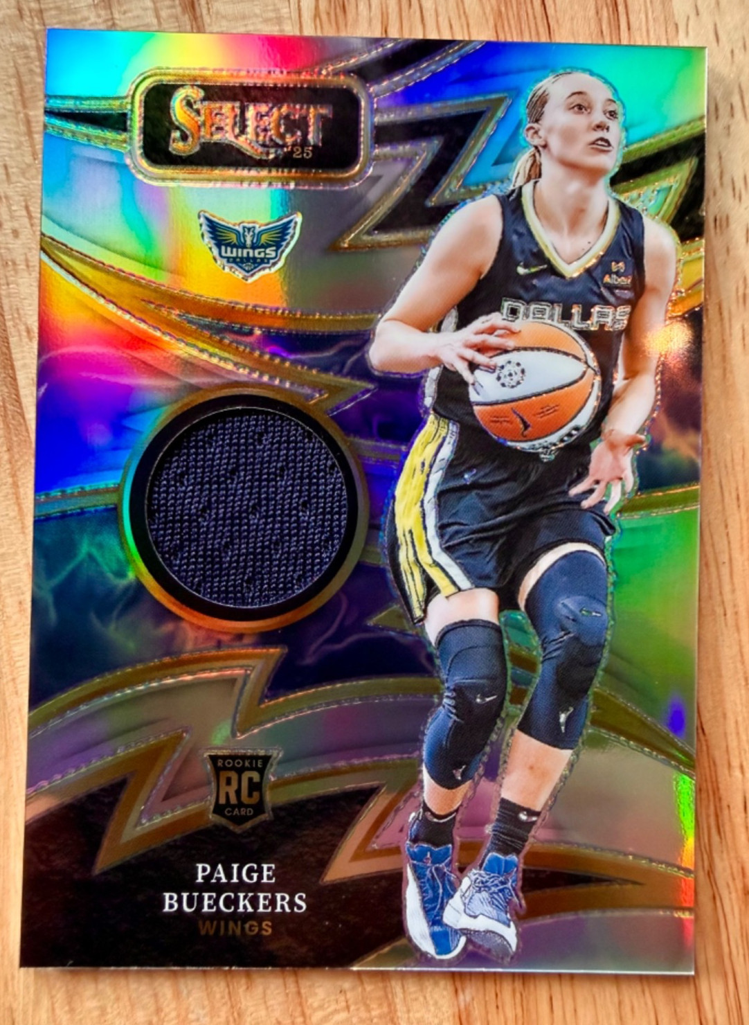 2025 Panini WNBA Select #SP-PB Paige Bueckers Silver Patch (RC)
