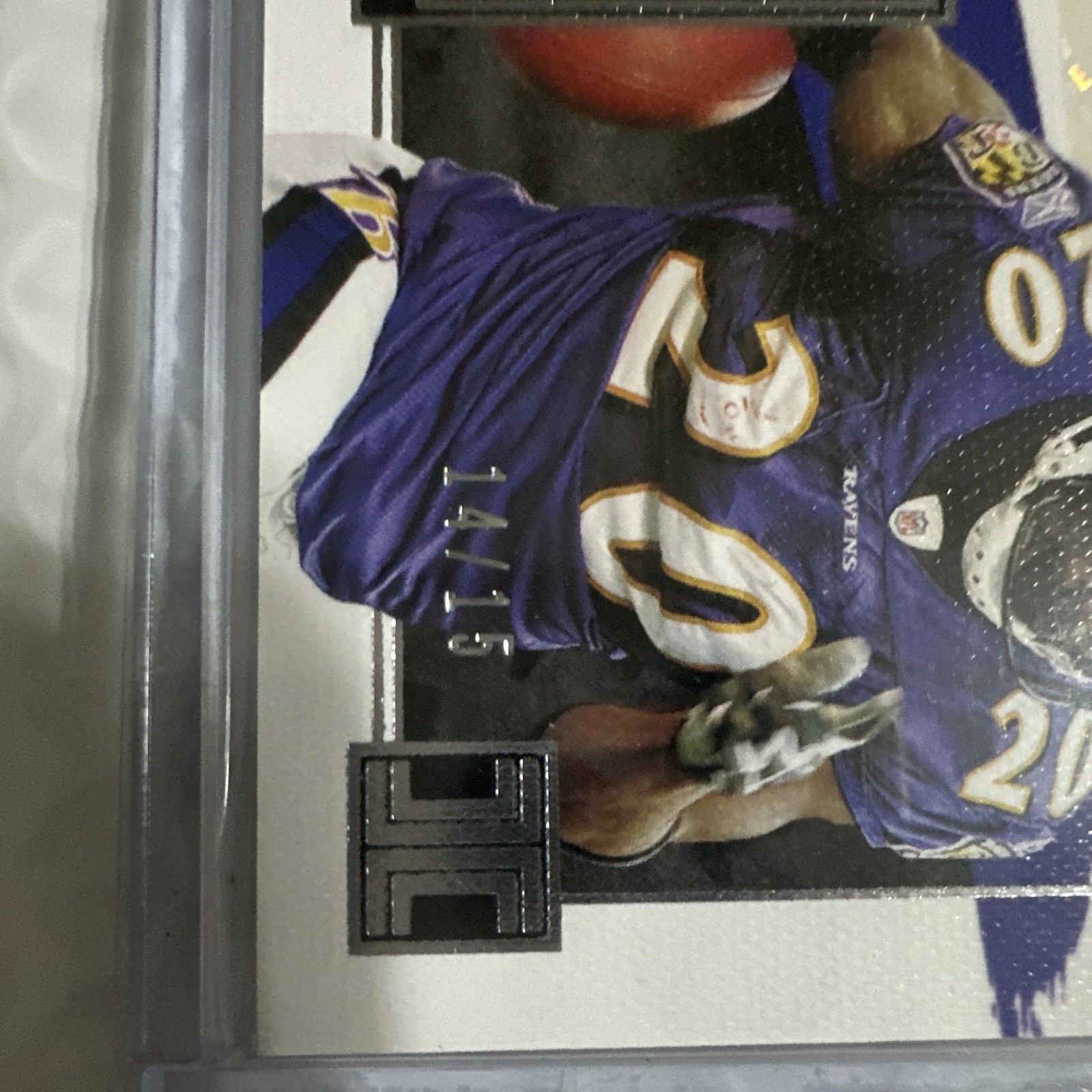 Panini 2021 Impeccable Ed Reed Ravens Elegance Retired Auto Patch ERA-ER