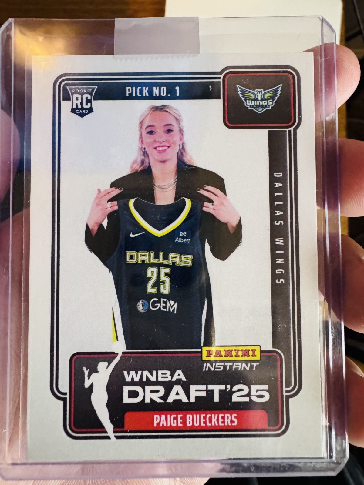 Paige Bueckers Rookie 2025-26 Panini Instant WNBA – Draft Night /67412