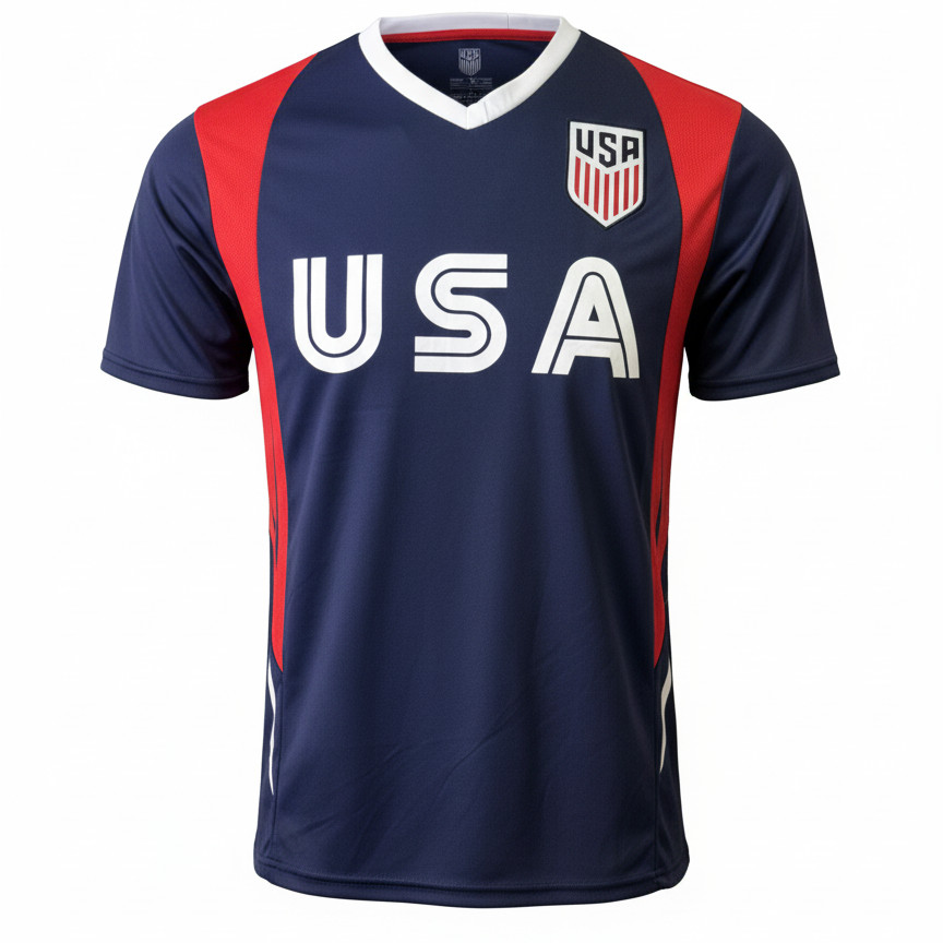 Icon Sports Christian Pulisic #10 USA Soccer Jersey Navy Officially Licensed