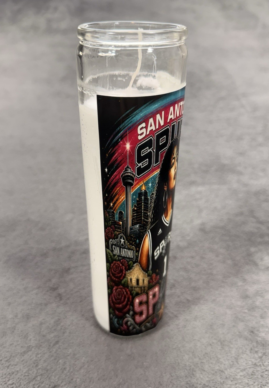 San Antonio Spurs Prayer Candles Selena WEMBANYAMA Fox Castle Vassell Champagne