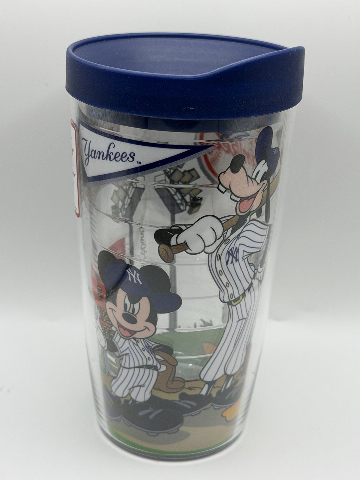 New York Yankees/Tervis/Disney Plastic Travel Tumbler Cup Insulated With Lid