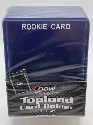 Full Case 1000 BCW 3X4 White Rookie Hard Sleeves Toploaders RC