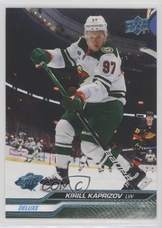2023-24 Upper Deck Series 1 Deluxe 186/250 Kirill Kaprizov #88 1sr1