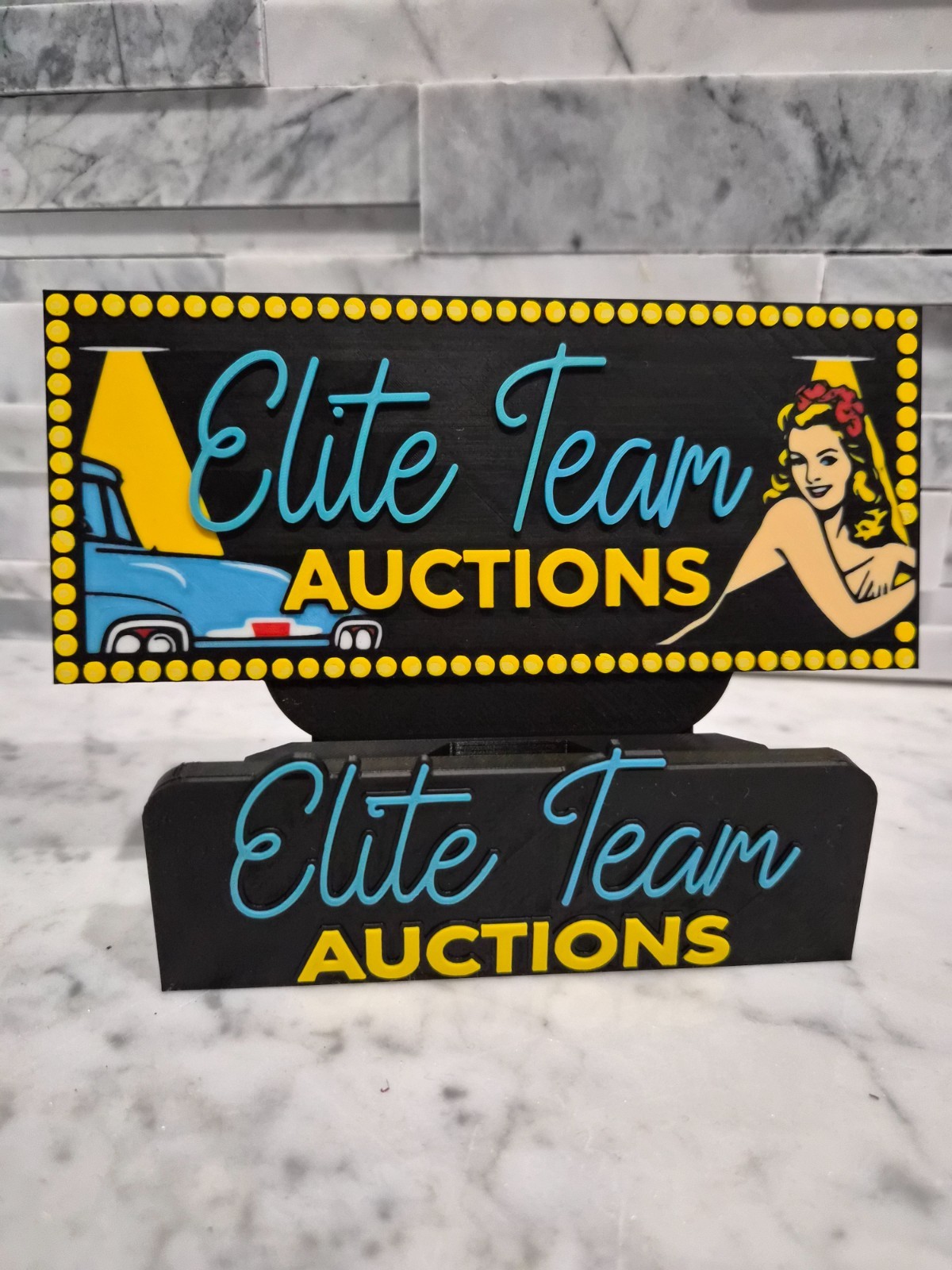 Jumbo Premier Custom Card Stand (add your logo), For Sports Cards, Pokemon
