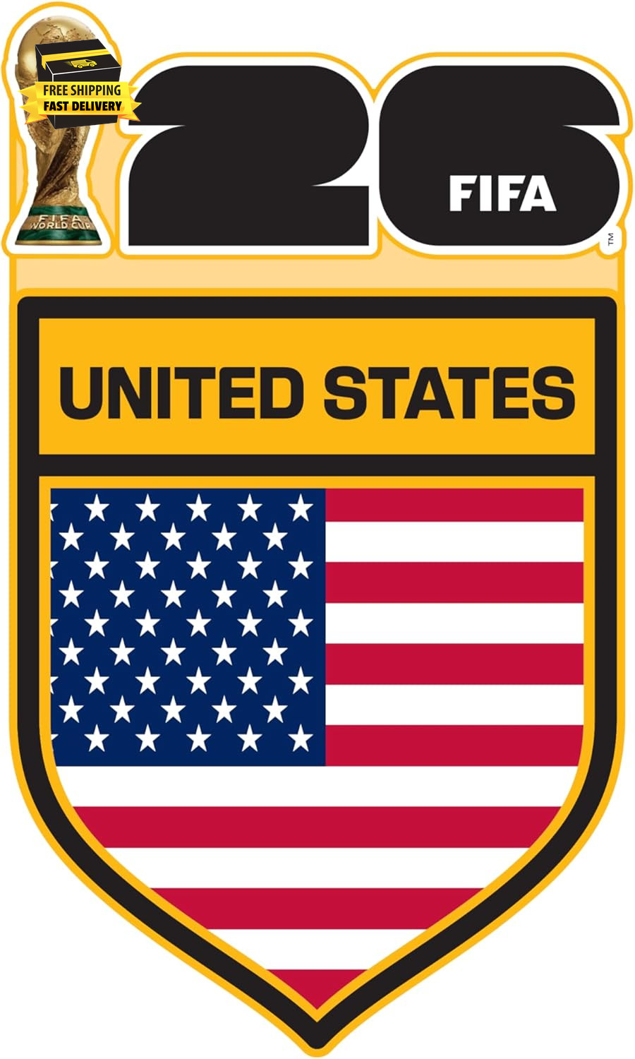 FIFA World Cup Tournament Logo Magnet – Officially Licensed FIFA World Cup Magne