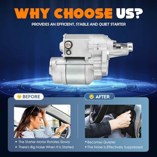 New Starter Fit for Dodge B1500 for Dakota 96-98 3.9L 96-98 5.2L 98
