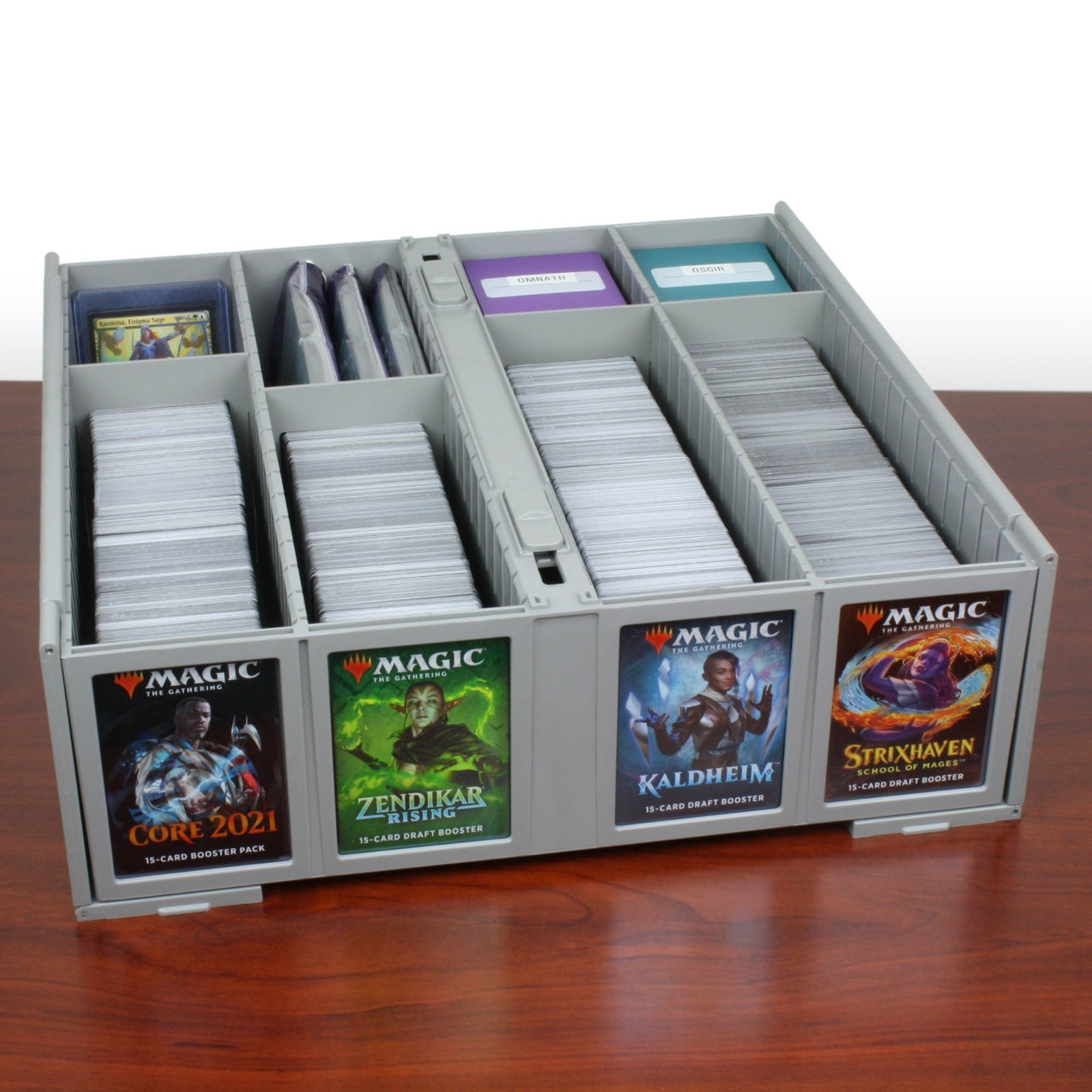 BCW Collectible Card Bin Hold Gaming Sport Toploaders Magnetic / Deck 3200 Box