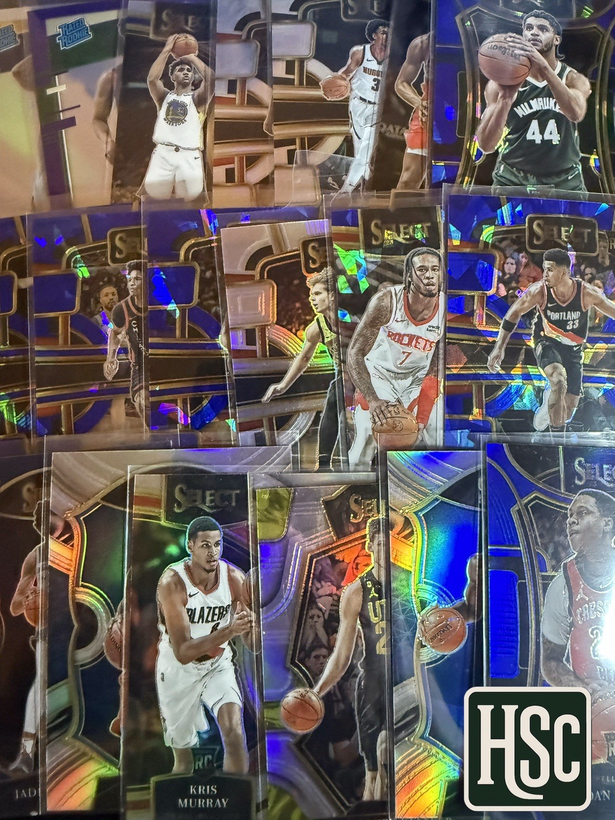 Basketball NBA – 500 Card Lot – Rookies, Parallels, Memorabilia, Autos, Numbered