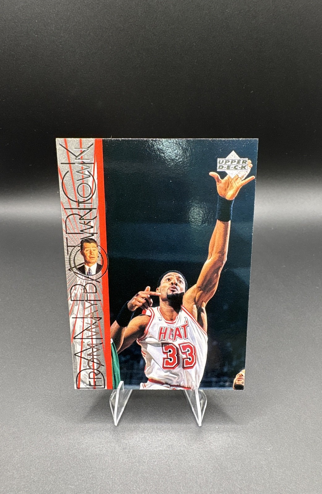 1996-97 Upper Deck – From Way Downtown – Alonzo Mourning #344 Miami Heat