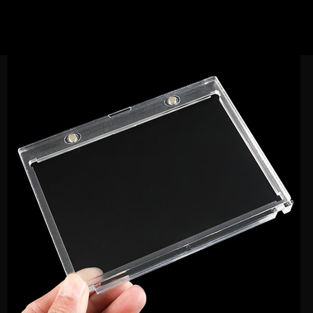 Magnetic Trading Sports Card Holders 175PT Vertical Double Booklet UV Protection