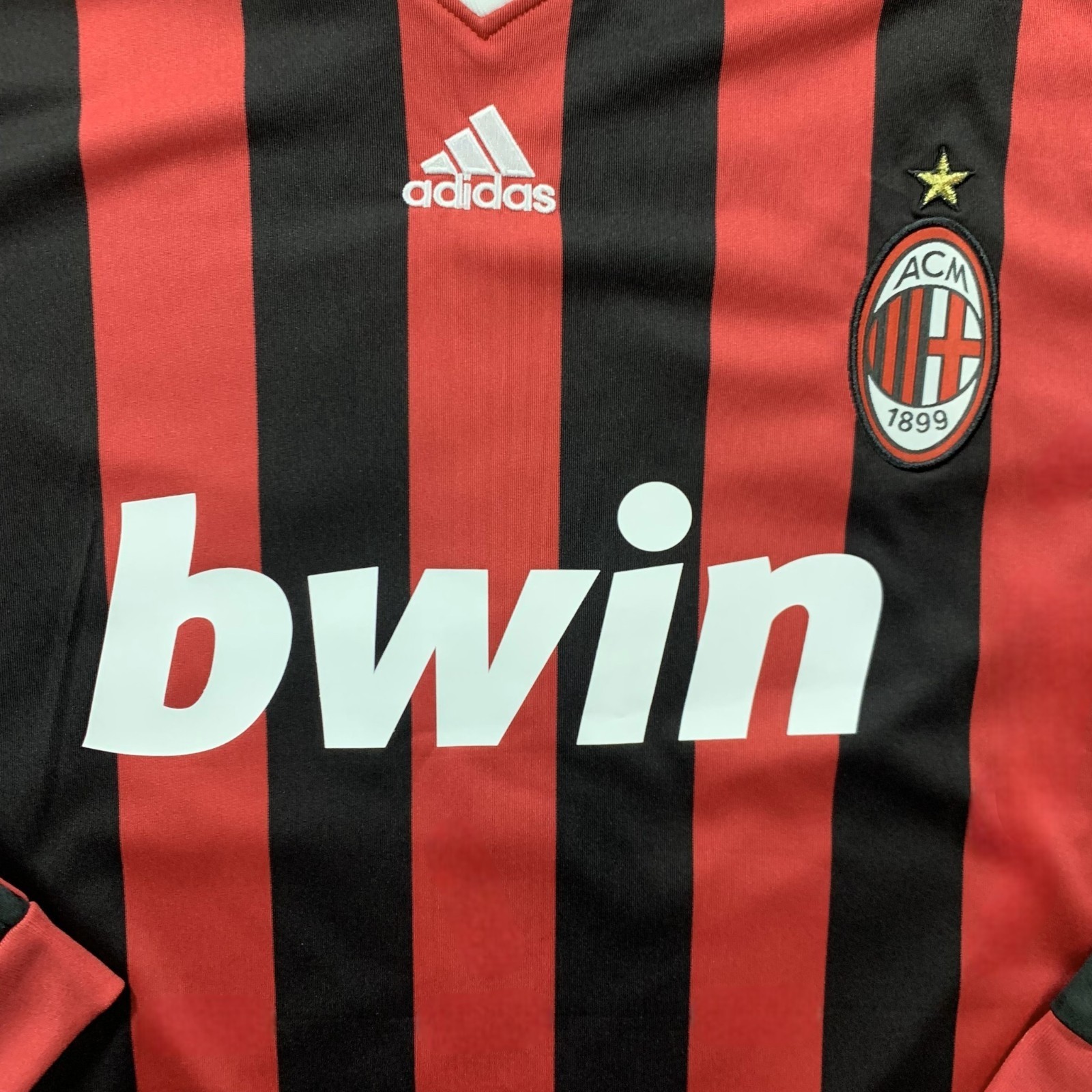 Ronaldinho #80 AC Milan 2009/10 Long Sleeve Jersey Retro – Men’s Sizes – New