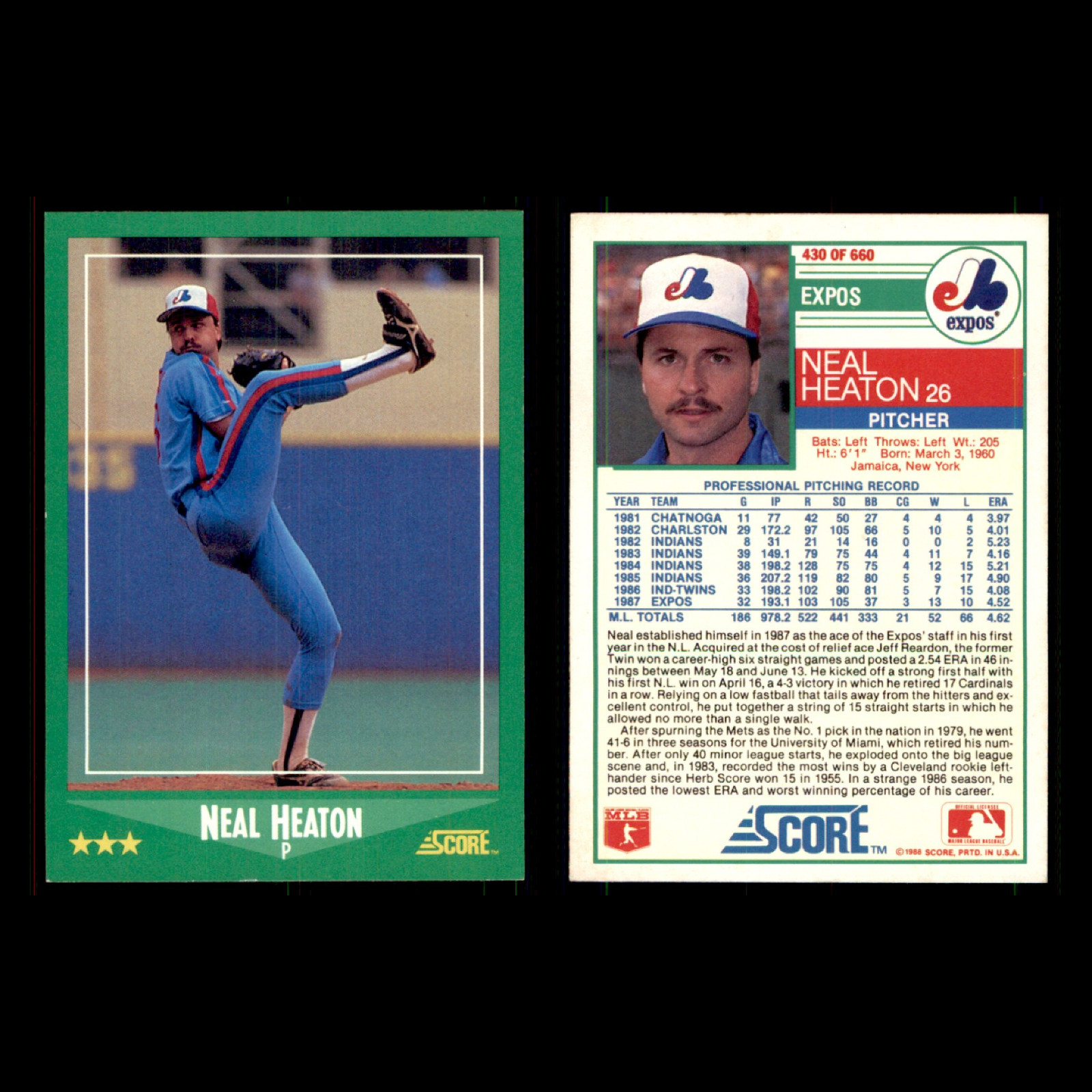 Neal Heaton Lot 12 Different Baseball Cards 1985-1992 PIT/CLE/MIN/KCR/MON