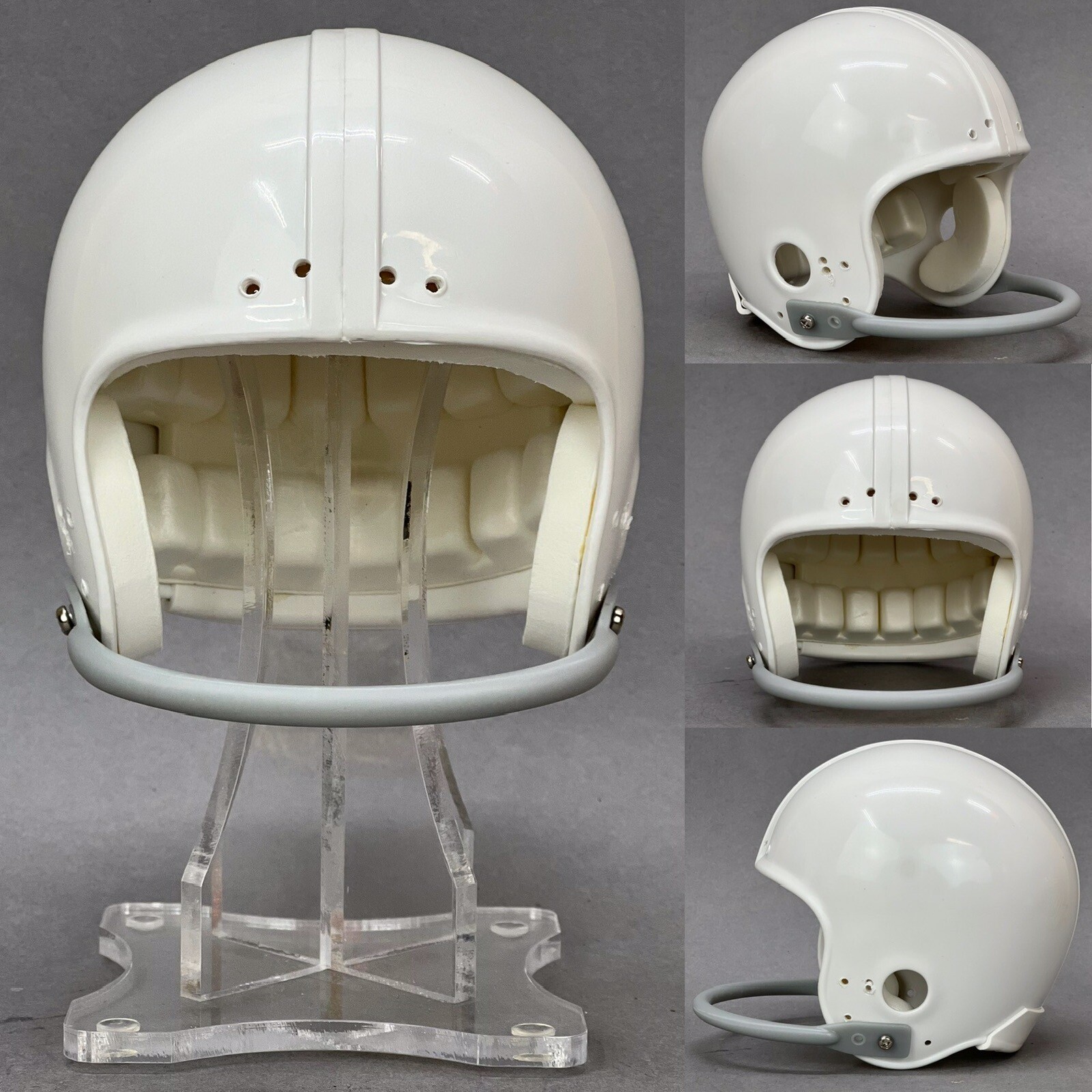 3D Printed Vintage One-Bar Riddell VSR4 Mini Football Helmet Upgrade Facemask