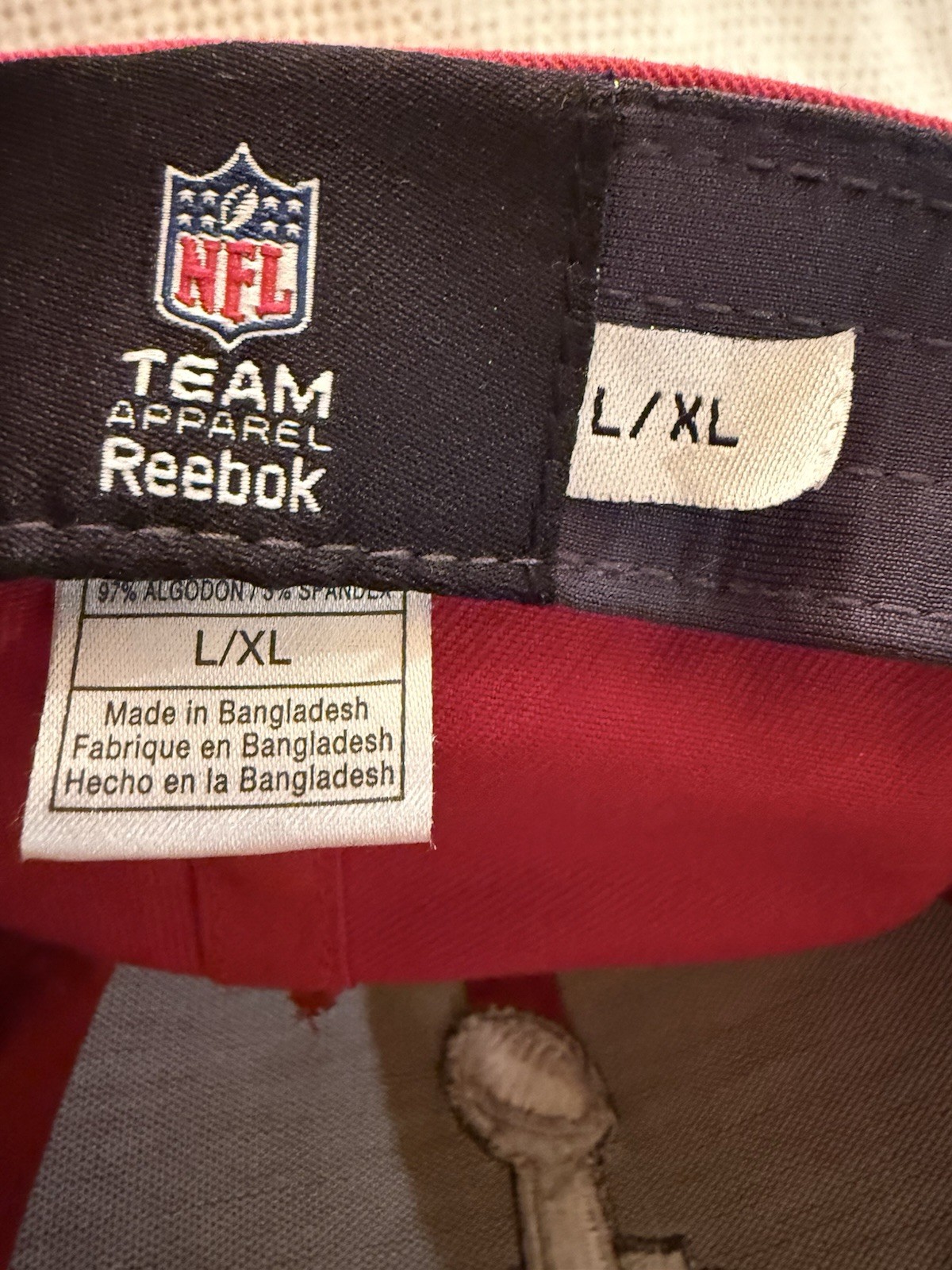 Reebok Super Bowl XLVI Indianapolis cap Hat Lombardi Trophy NFL Giants Patriots