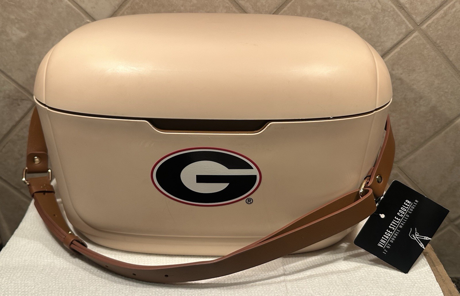 New The Memory Company Licensed NCAA Georgia Bulldogs 12 qt Vintage Style Cooler