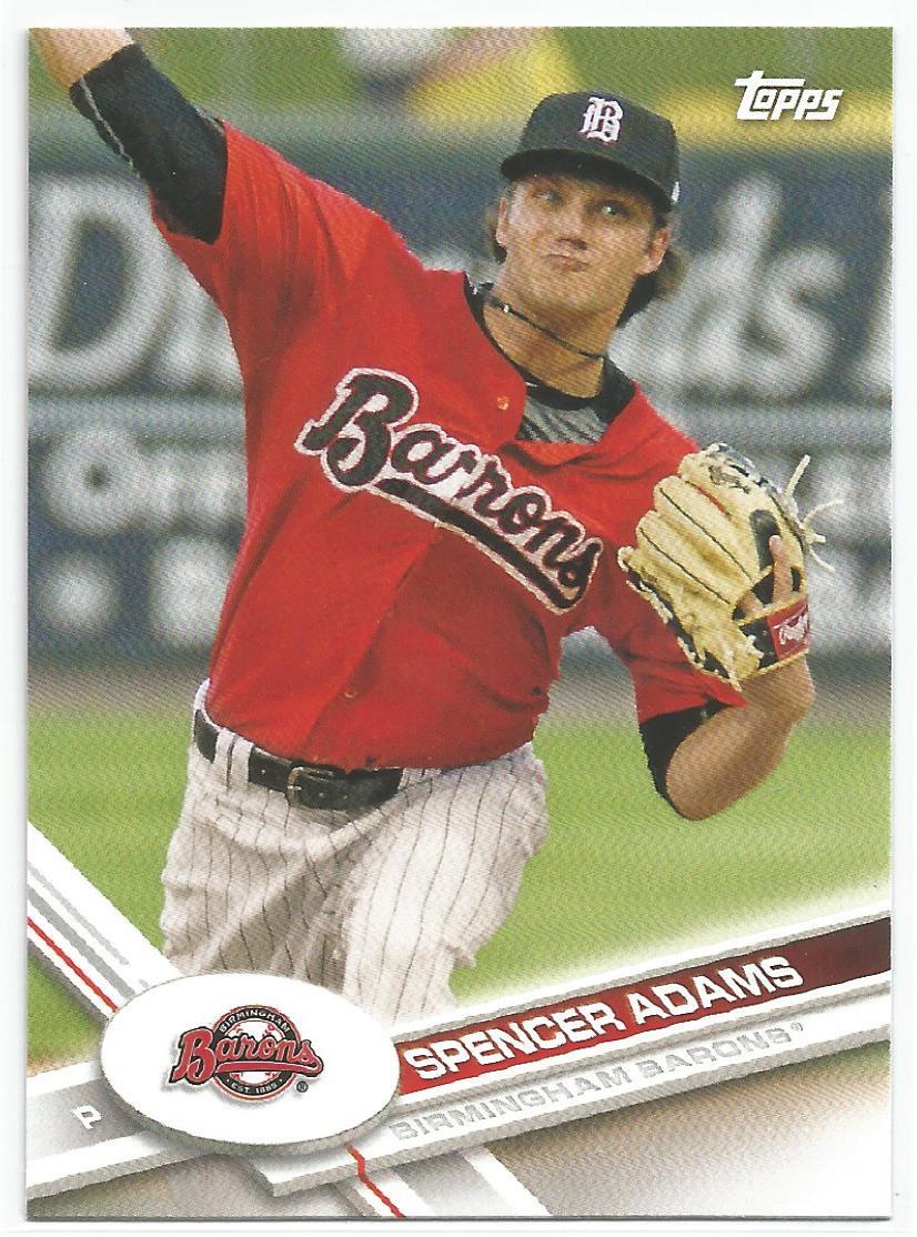 Spencer Adams Chicago White Sox 2017 Topps Pro Debut