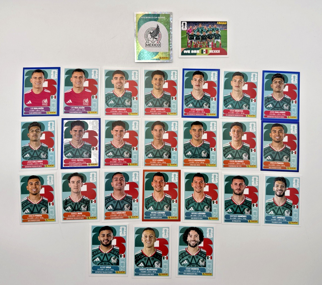 2026 100% Authentic Panini FIFA World Cup Mexico Stickers — You Pick
