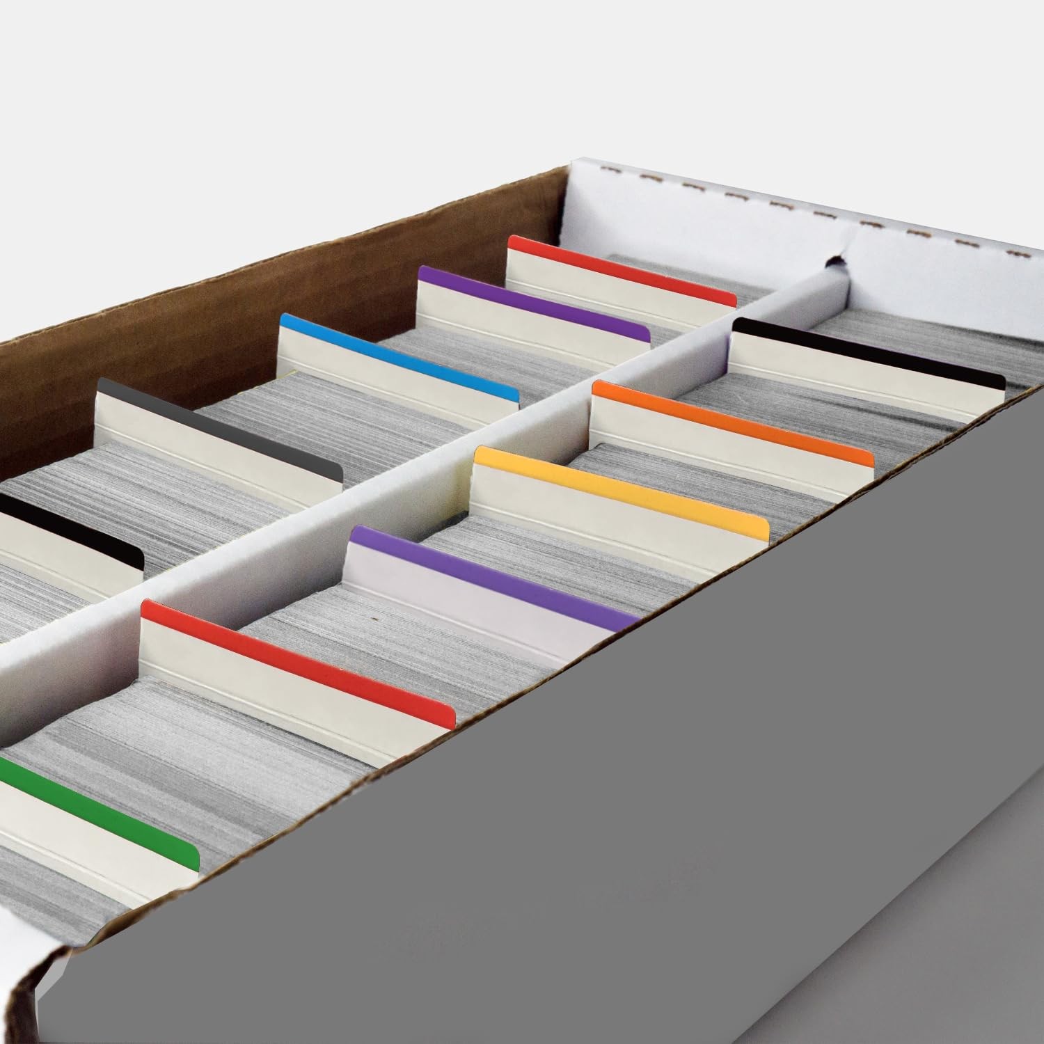 Trading Card Dividers, Multicolor Paper Card Dividers for MTG, TCG, Sports Card