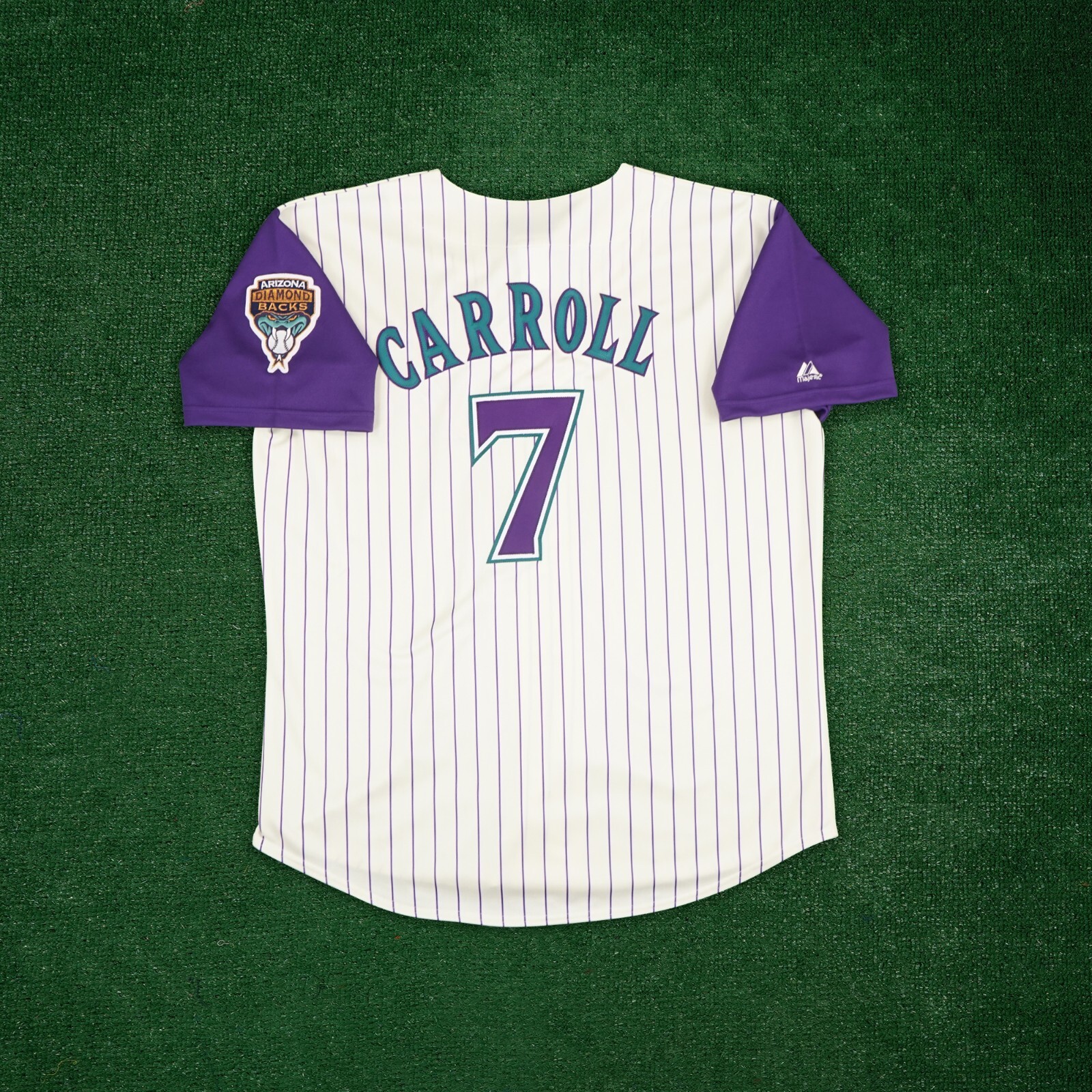 Corbin Carroll 2001 Arizona Diamondbacks Men’s Alternate Ivory Throwback Jersey
