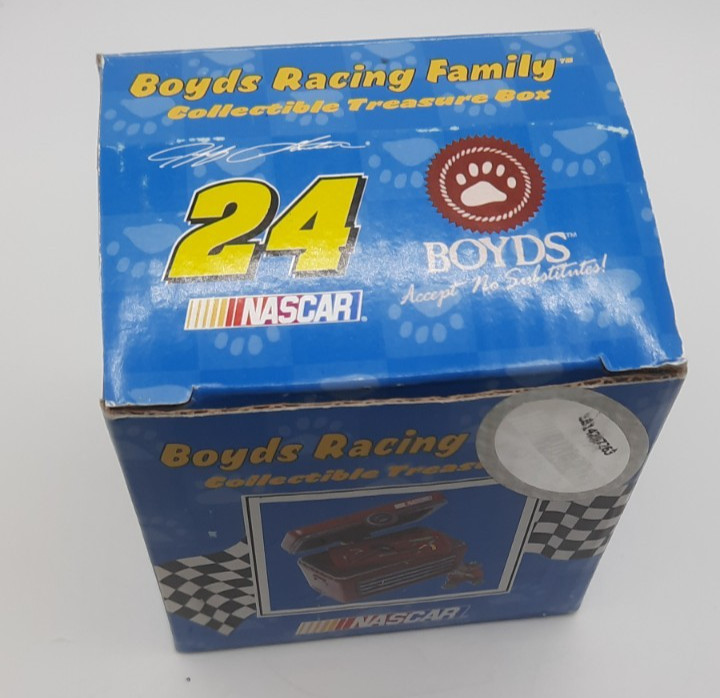 Boyds Bear #24 JOE GORDON Nascar Racing Treasure Hinged Box 919363