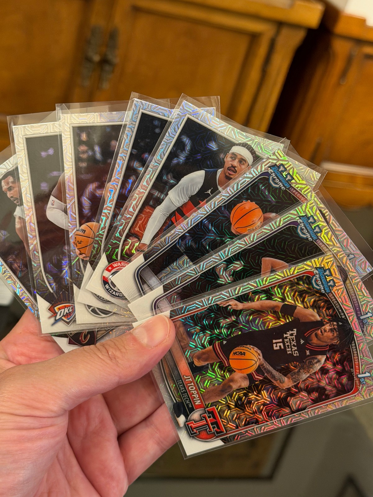 2025-26 Bowman Basketball Chrome MOJO Refractor Singles + 2 Card Min Buy Plz!