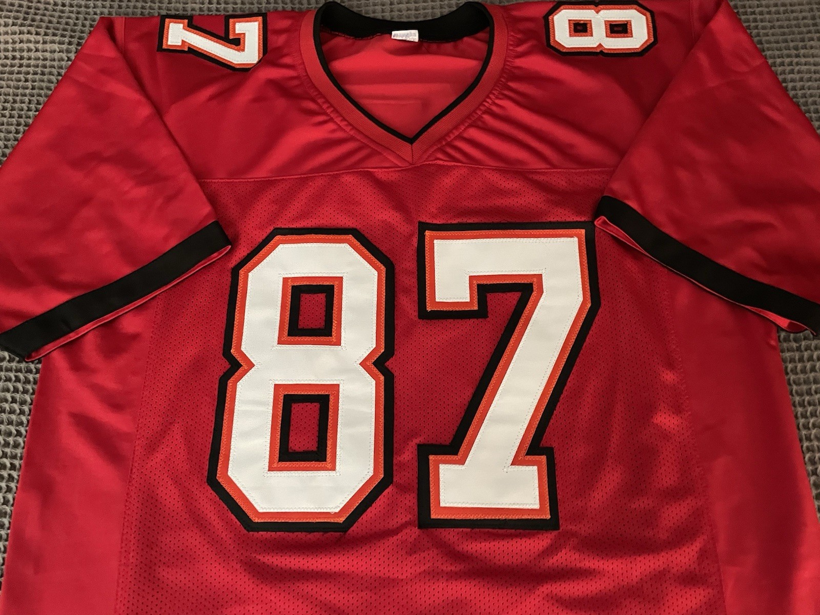 ROB GRONKOWSKI GRONK Signed Tampa Bay Buccaneers CUSTOM JERSEY COA Auto 🔥