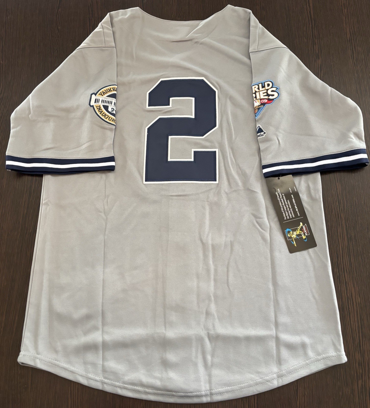 Derek Jeter 2009 New York Yankees World Series Men’s Jersey! Same day shipping!