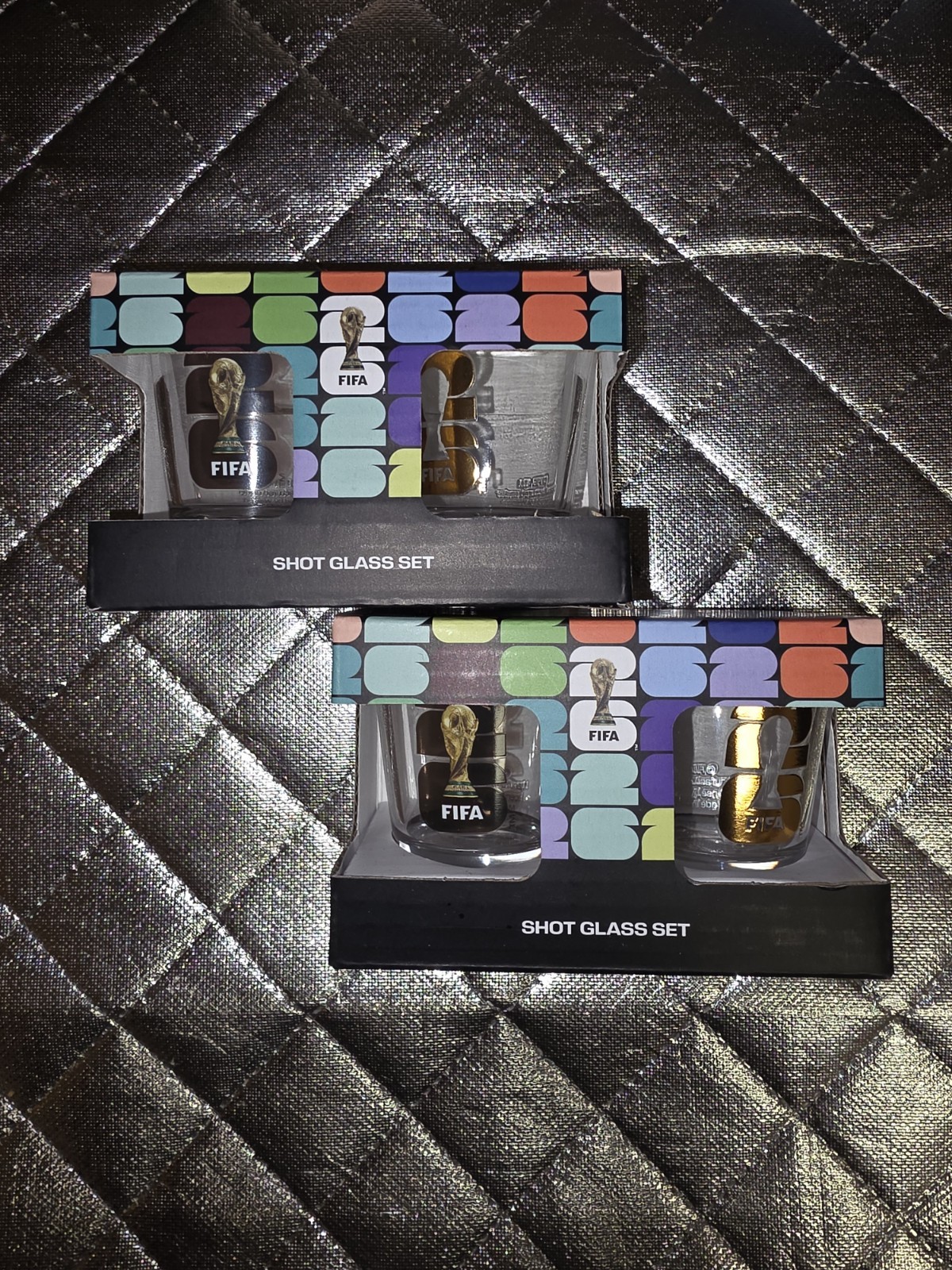 Official FIFA World Cup Shot Glass Set Lot Of 2