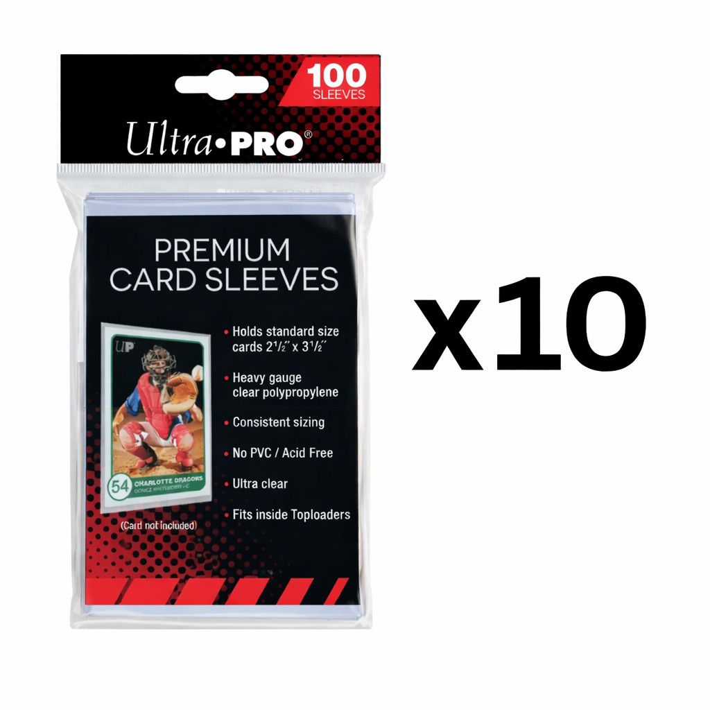 Ultra Pro- PREMIUM Card Sleeves- Soft 10 (x100) Packs for 1000