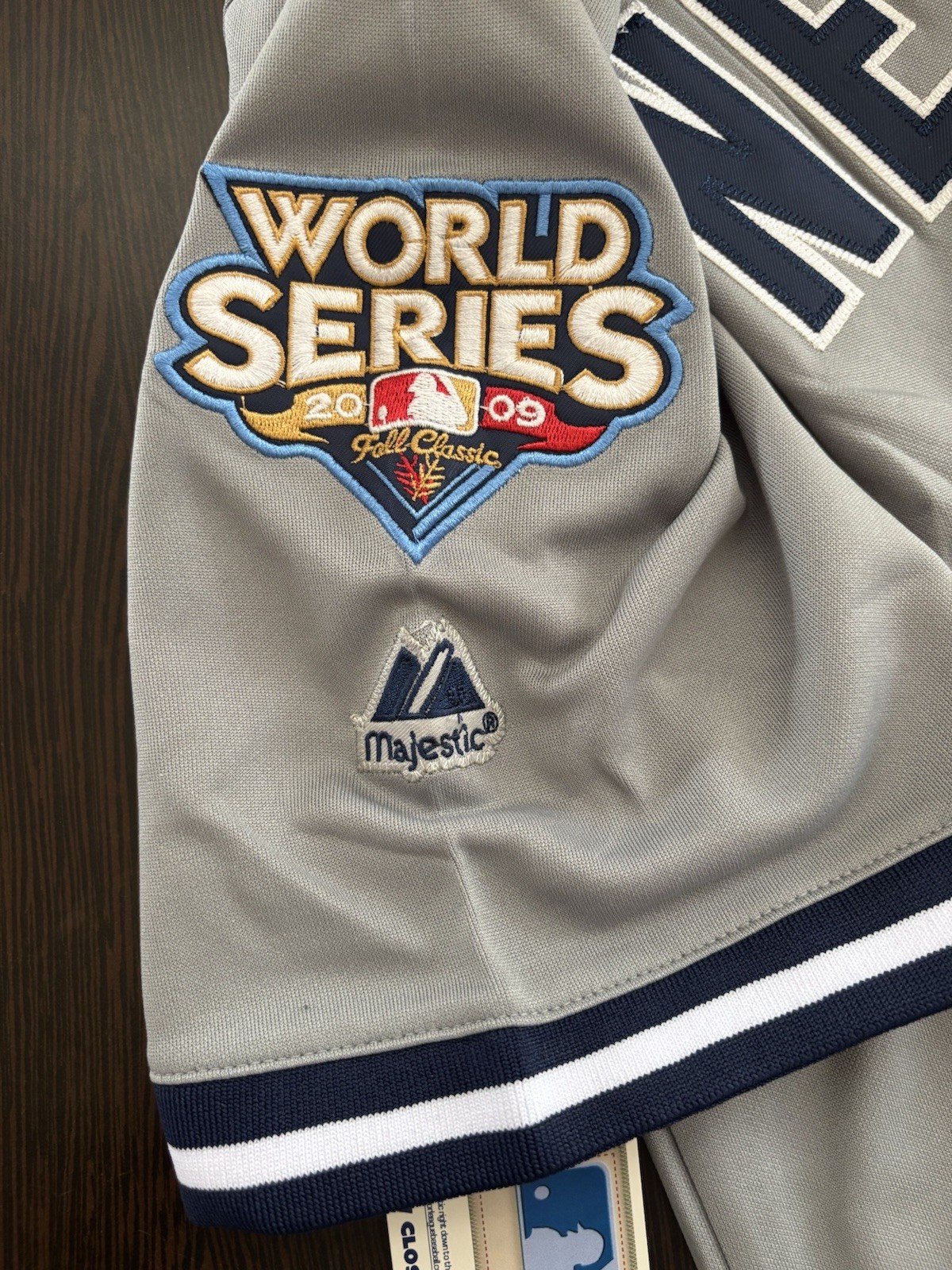 Derek Jeter 2009 New York Yankees World Series Men’s Jersey! Same day shipping!