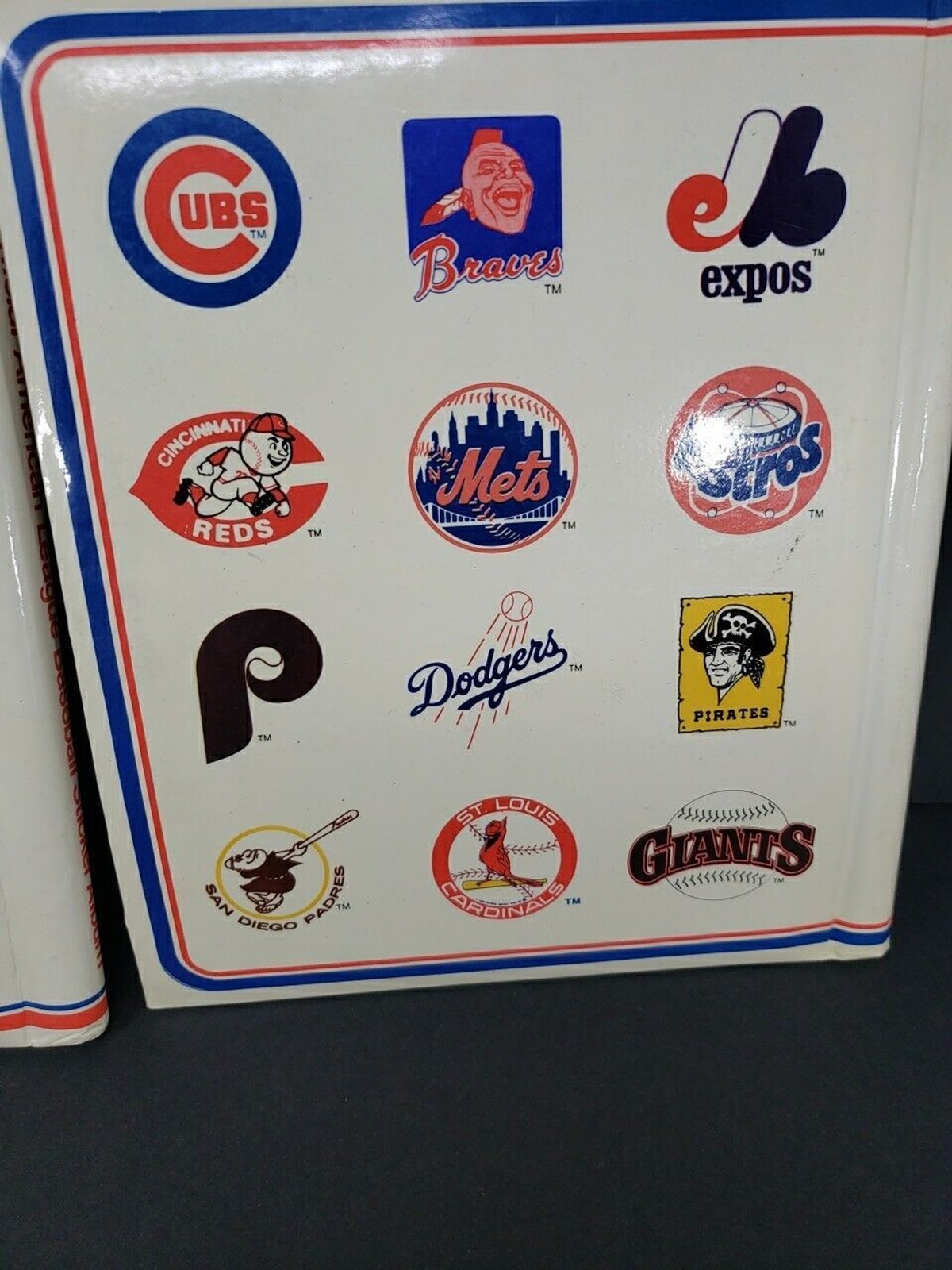 American & National League Baseball Sticker Albums MLB Vintage 1983 Imperial Toy