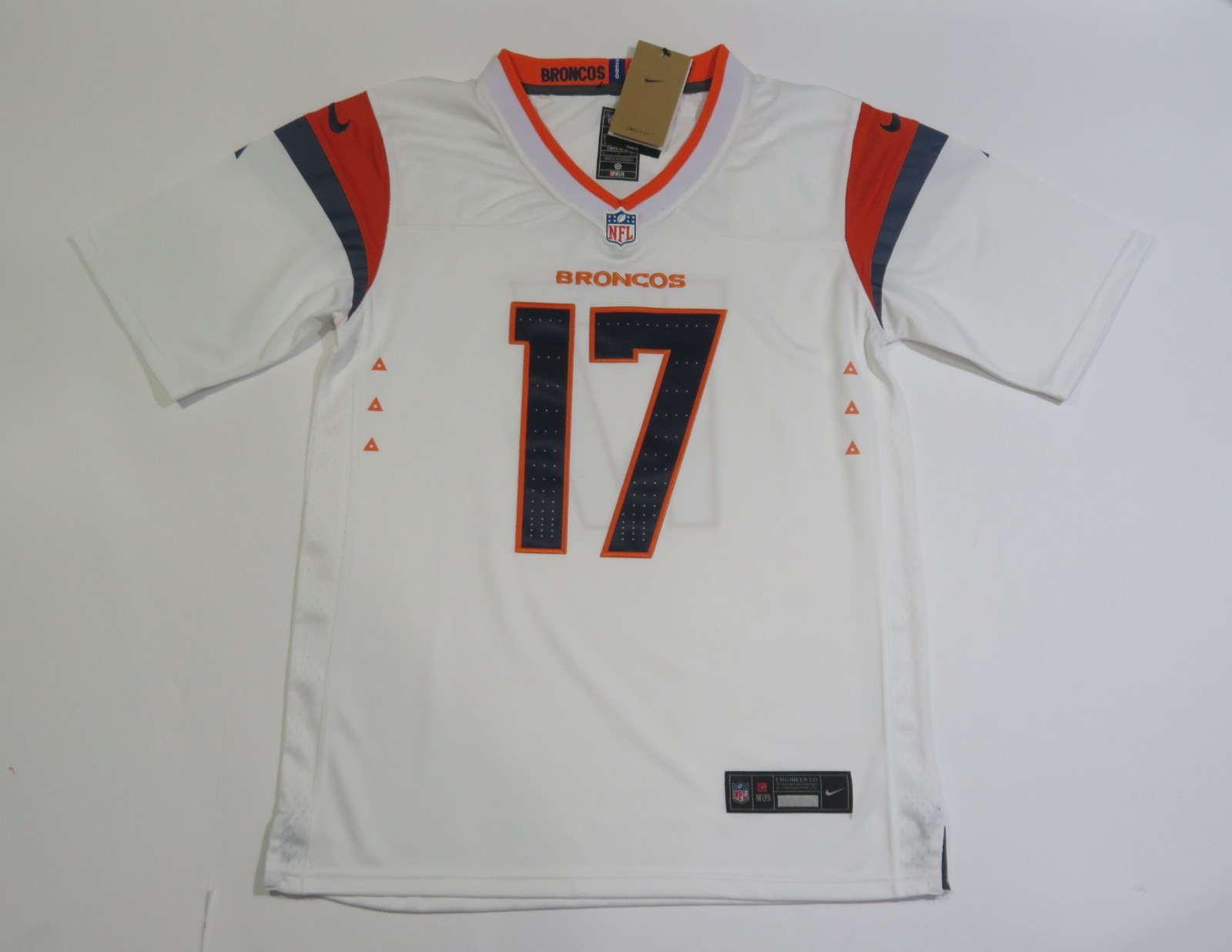 Jaylen Waddle #17 Denver Broncos Men’s Game Jersey White